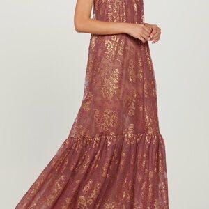 Glamorous Metallic Women's Maxi Dress